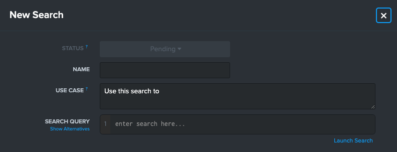 Pending Status