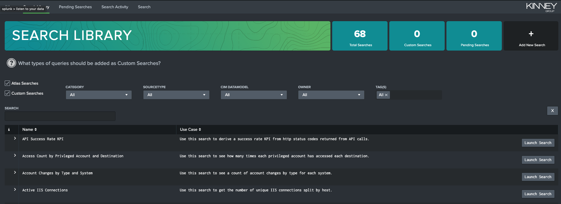 Library Dashboard