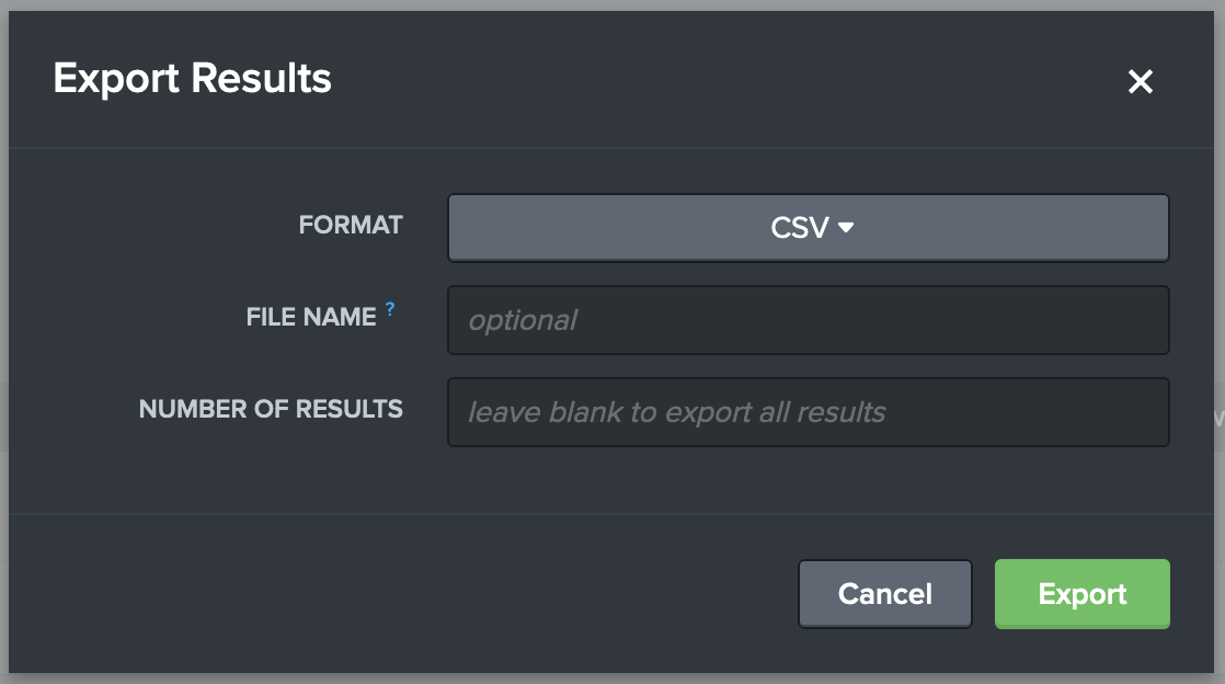 Export Tracking